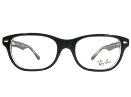 Ray-Ban Kids Eyeglasses Frames RB1555 3529 Black Clear Rectangular 48-16-130 - £34.78 GBP