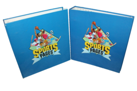 Vtg Collectable Sports Books Binder 90s multi Sport Reference Pages Frank Thomas - £21.31 GBP