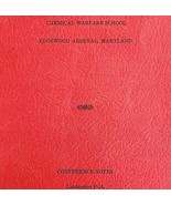 1941 Chemical Warfare School Edgewood Arsenal Conference Notes Maryland ... - $99.99