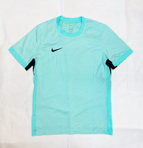 Nike Dri-FIT Short Sleeve Soccer Jersey Men&#39;s Large Mint Foam FZ9327 - £14.99 GBP