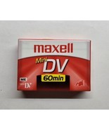 Maxell Mini DV 60 Min Minutes Sealed Video Cassette DVM60SE Single Cassette - £7.90 GBP