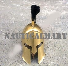 Medieval 300 King Leonidas Halloween Wearable Spartan Armour Helmet With Plume  - £135.09 GBP