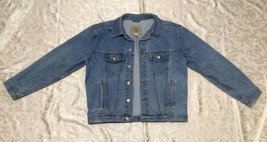 Arizona Big Ring Denim Blue Jean Jacket Men&#39;s Size M Ring Spun 100% Cott... - £30.40 GBP