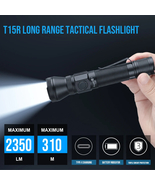Tactical Flashlight 2350Lumen Powerful Type C USB Rechargeable 18650 LED... - €45,63 EUR