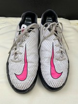 Nike Phantom Womens White Pink Sneakers Shoes Size 5.5 SKU 6487 - £16.70 GBP