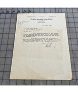 Antique Letter Silsbee Newton County State Bank Bluford Swinney 1922 Eas... - $26.79