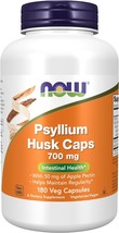 NOW Supplements, Psyllium Husk Caps 700 mg with 50 mg of Apple Pectin, Intestina - £29.56 GBP
