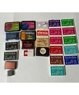 Huge 25 Lot Of Ink Pads Distress Just For Kids 6 New And 19 Used - £23.04 GBP