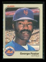 Vintage 1983 Fleer Baseball Trading Card #542 George Foster New York Mets - £7.53 GBP