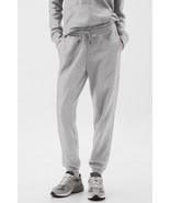 Light Grey Solid Color Fleece Lined Drawstring Waist Joggers - €18,27 EUR