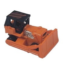 Micro Machines Construction Bulldozer Orange Black Silver Galoob 1987 Vi... - $4.65
