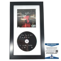Anthony Ramos Signed CD Love and Lies Framed Hamilton Broadway Beckett Autograph - £130.41 GBP