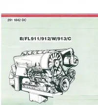 Deutz - KHD B FL911 912-W 913-C Diesel Engine Workshop Manual - $11.26 CAD