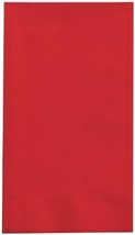 Creative Converting 50-Count Touch of Color Paper Dinner Napkins, Classic Red - £14.60 GBP