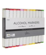 The Fine Touch Twin Tipped Alcohol Markers - 24 Piece Set - €50,72 EUR