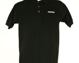 PEPSI Cola Merchandiser Employee Uniform Polo Shirt Black Size L Large NEW - $25.49
