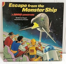 Vtg Escape From The Monster Ship A Droid Adventure Book First Edition 1st Unread - £30.05 GBP