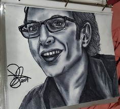 Dr. Ian Malcom - Jeff Goldblum - Jurassic Park Graphite 8X10 Print - $20.00