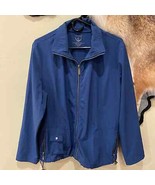 Chico&#39;s Zenergy Lightweight Royal Blue Jacket - $467.22 MXN