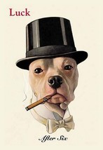 Dog in Top Hat Smoking a Cigar by Will Rannells - Art Print - £17.63 GBP+