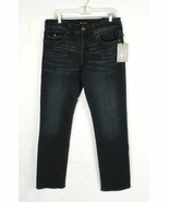 *Men&#39;s True Religion Ricky Relaxed Straight Jeans Dark Blue Size W34 - $98.54 CAD