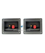 2X Square Banana Screw Mount Terminal Cup for Car Home Audio Speaker Box... - $10.92