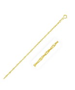 14k Yellow Gold Clasic Singapore Chain 1.7mm Width 16&quot;-20&quot; Inch Length N... - £198.71 GBP+