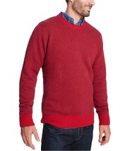 70$ Weatherproof Men&#39;s Crew Neck Dot Knit Sweater , Color: Red ,Size: 3XL - £31.60 GBP