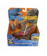 Godzilla Vs. Kong Monsterverse Skullcrawler With Heav Figure New Playmates - £35.02 GBP