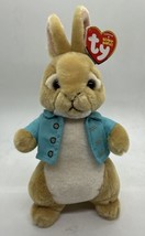 Ty Beanie Babies Beatrix Potter Peter Rabbit Movie Cotton Tail Bunny 8&quot; NEW - $19.79