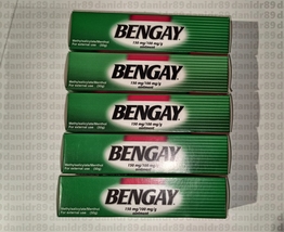 5 PACK Bengay Ointment for joint and muscle pain x50 grams Ben-Gay - £37.65 GBP