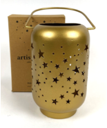 Lantern Gold Metal Star Milky Way Tea Light Decor Artisan Direct - $14.00