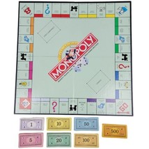 Monopoly Deluxe Edition Replacement Money &amp; Game Board - Parker Brothers 1998 - £5.34 GBP