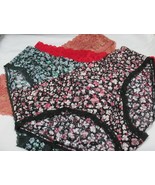 Victoria&#39;s Secret Panty Panties Underwear FLORAL LACE HIPHUGGER XL X-LAR... - £11.96 GBP