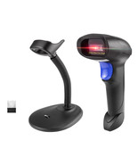 NetumScan Bluetooth 1D 2D Barcode Scanner with Stand for Computer, Tablet, Phone - £20.53 GBP