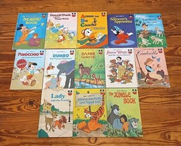 Walt Disney Wonderful World of Reading Book Club Vintage 1970&#39;s Book Lot... - $23.89