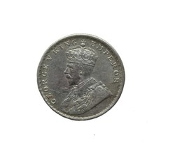 Pure Argent George V King Empereur Un Roupie Inde 1919 Vieux Pièce de Mo... - $142.50