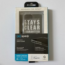 Speck - Presidio STAY CLEAR Hard Shell Case for Google Pixel 4 - Clear - $7.54 CAD