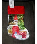 2019 Elf on the Shelf Red Christmas Holiday Stocking NEW - £18.94 GBP