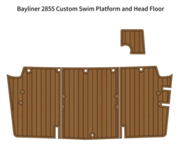 2006 Bayliner 185 BR Cockpit Floor Boat EVA Foam Faux Teak Deck Flooring... - £231.47 GBP