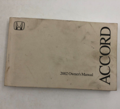 2002 Honda Accord Owners Manual Handbook OEM A02B24022 - £10.07 GBP