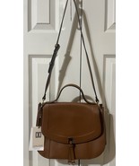 Ivanka Trump Tan Claudia Leather Saddlebag Style Handbag NEW $395 - $5,267.45 MXN