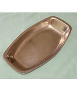 German Cromargan Stainless Steel Oval Squared Small Serving Dish 14&quot; Mid... - £51.27 GBP