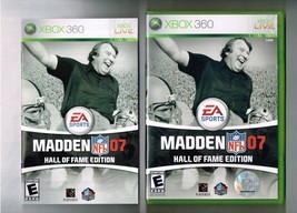 EA Sports Madden 2007 Hall Of Fame Edition Xbox 360 video Game CIB - £15.46 GBP