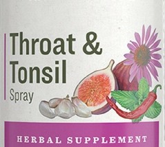 THROAT &amp; TONSIL SPRAY Traditional Herbal Formula with Echinacea Garlic &amp;... - £13.34 GBP+