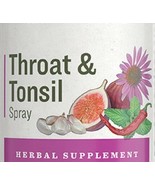 THROAT &amp; TONSIL SPRAY Traditional Herbal Formula with Echinacea Garlic &amp;... - £13.34 GBP+