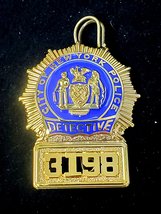 New York NYPD Detective Fin Tutuola # 3198 (Law &amp; Order) - $50.00