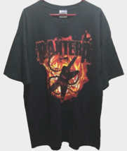 $35 Pantera Guitar Flame Heavy Metal Rock 2010 Black Hanes T-Shirt 2XL - £26.40 GBP