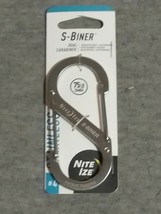Nite Ize SB4-03-11 Stainless S-Biner Versatile Carry Biner Size 4 Camping 75 lbs - £7.23 GBP