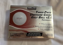 Kirkland Signature Three-Piece Urethane Cover Golf Ball v2.0 12 Count - £15.65 GBP